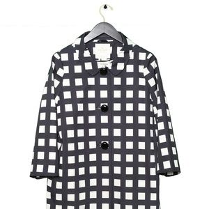 Kate Spade New York Checked Nylon Coat